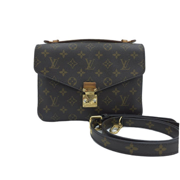 Louis Vuitton Pochette Metis Monogram Canvas Tote Bag Shoulder Bag Crossbody Brown M44875 160280474 [P]