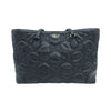 Gucci Matelassé Embossed Leather Medium Shopper Tote Bag Black 631685 160280482 [P]