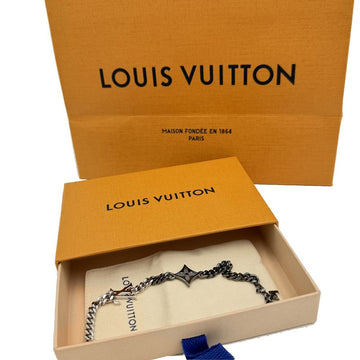 Louis Vuitton Instinct Monogram Chain Men's Bracelet Silver M00508 160280487 [P]