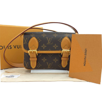 Louis Vuitton Monogram Canvas Archive Satchel Wearable Wallet Mini Bag Shoulder Bag Crossbody Brown M26805 160280489 [P]