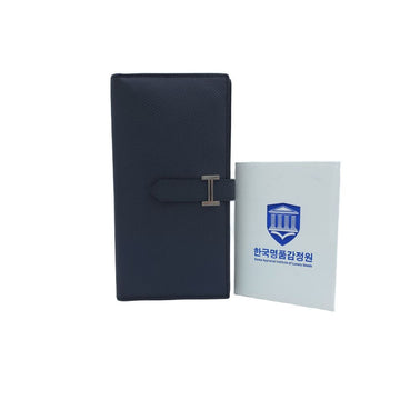 HERMES Bean Leder Geldbörse mit B-Gravur 2023 160280493 [P]