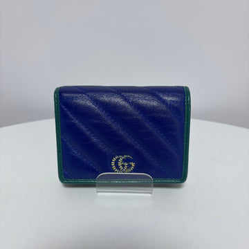 GUCCI GG Marmont Kartenetui Blau 160287427 [P]
