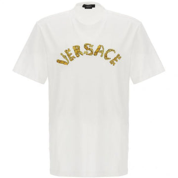 VERSACE SEASHELL BAROQUE LOGO T-SHIRT (1010641 1A07700 1W000) 156891185 [P]