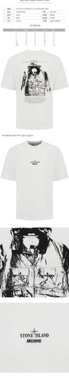 STONE ISLAND バックロゴTシャツホワイトL1S15 2100023 S0091 V0001 160288709 [P]