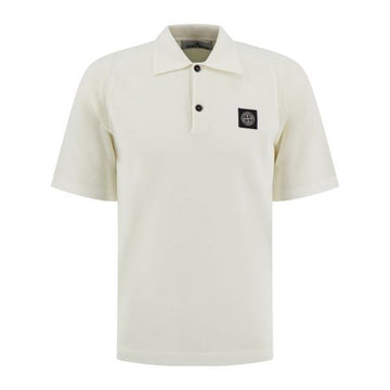 STONE ISLAND マイクロスティッチソフトオーガニックコットンルーズフィットショートスリーブポロシャツ (L1S15 S00B5 V0093) 156891343 [P]