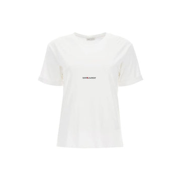 Saint Laurent Logo Print T-Shirt White 460876 YB2DQ 9000 160288719 [P]