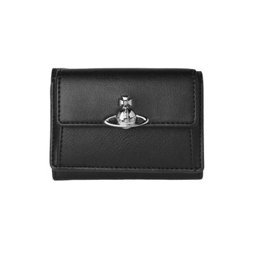 Vivienne Westwood Small Flap Wallet with ORB Logo Black 5115002TW S0026 N401 160288789 [P]