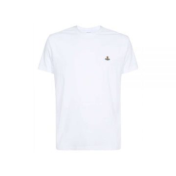 Vivienne Westwood Classic Embroidered ORB Logo T-Shirt White 160288803 [P]
