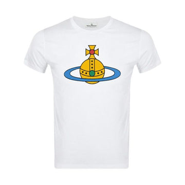 VIVIENNE WESTWOOD ORBロゴペルーオーバーフィットTシャツホワイト26SS3G01004TJ001MA401 160288813 [P]