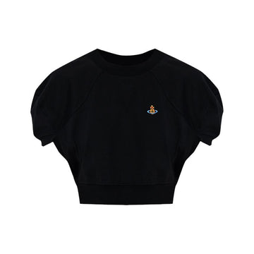 Vivienne Westwood Football Crop T-Shirt Black 160288816 [P]