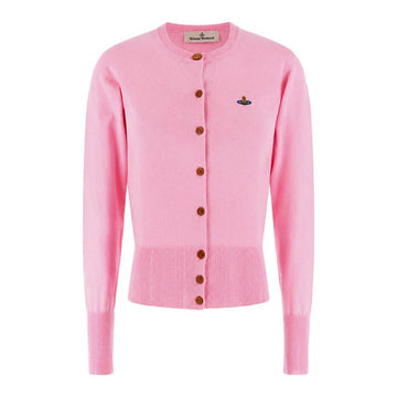 Vivienne Westwood Merino Wool Cardigan Pink 160288832 [P]