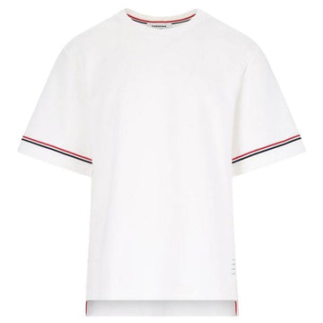 Thom Browne Cotton Rugby Short Sleeve T-Shirt 156891565 [P]