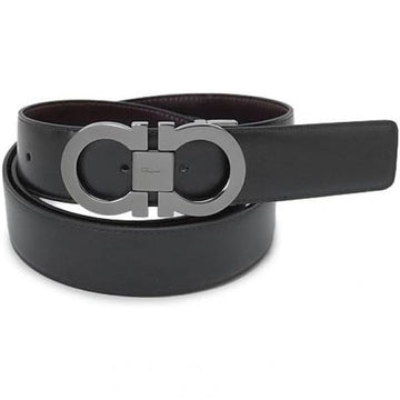 Salvatore Ferragamo Reversible Gancini Belt 156892819 [P]