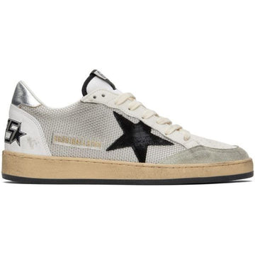 GOLDEN GOOSE ボルスタ スニーカー シルバータブ ブラック スター 75942667 [P]