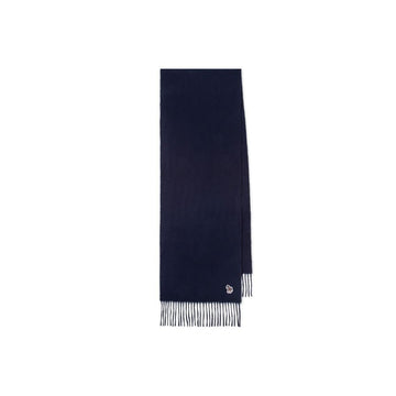 Paul Smith Zebra Logo Patch Wool Muffler Navy M1A 150K PZEBRA 47 160298926 [P]