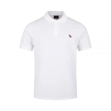 Paul Smith Zebra Emblem Short Sleeve Polo T-shirt White M2R 183K PZEBRA 01 160298932 [P]