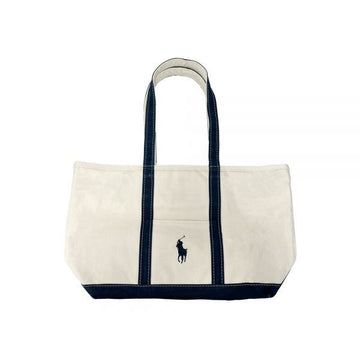 POLO RALPH LAUREN Pferdelogo bestickte Schultertasche Natur 405P02124 001 160298966 [P]