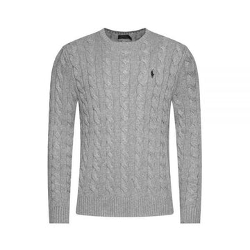 Polo Ralph Lauren Cable Knit with Pony Embroidery Grey 710775885 013 160298970 [P]