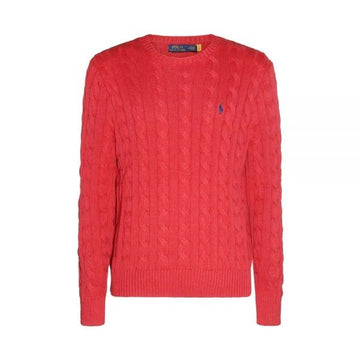 Polo Ralph Lauren Pony Embroidered Cable Knit Red 160298973 [P]