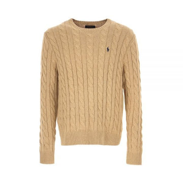 Polo Ralph Lauren Cable Knit with Pony Embroidery Brown 160298974 [P]