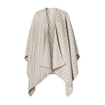 FENDI 26SS FF Logo Wolle Synch-Cape Grau FXX782 AQ8G F0QZ0 160299012 [P]