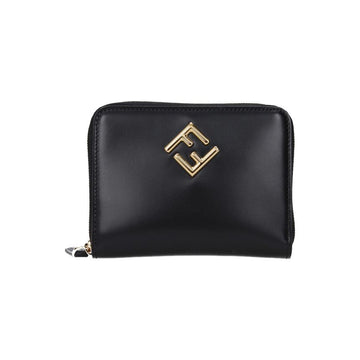 Fendi 26SS FF Diamond Zip Around Wallet Black 8M0508 ALV4 F0KUR 160299008 [P]
