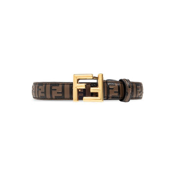 Fendi Monogram Logo Belt Brown 160299014 [P]