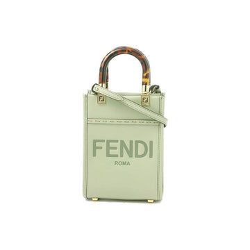 FENDI Mini-Crossbody- und Tragetasche mit Logo Sunshine 26SS Grüntee 8BS051 ABVL F1K3B 160299026 [P]