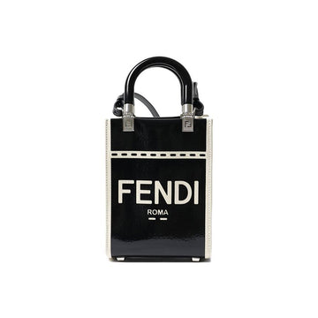 Fendi Sunshine Logo Mini Crossbody & Tote Bag Black 160299038 [P]