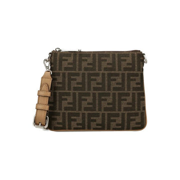 FENDI Jacquard-Mini-Pouch-Crossbody Tasche Braun 7N0146 A9ZL F1HRM 160299043 [P]