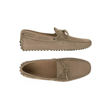 TODS Dunkelbeige Suede Driving Schuhe 160299141 [P]