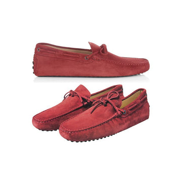 TODS 26SS Gomini Suede Driving Schuhe Rot XXM0GW05470 RE0 R007 160299144 [P]
