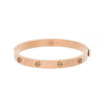 Tory Burch Miller Hinge Stud Bangle Bracelet Rose Gold 78420 654 160299164 [P]