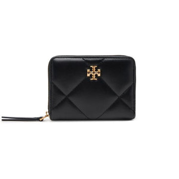Tory Burch Kira Diamond Quilted Small Card Case Black 160299167 [P]