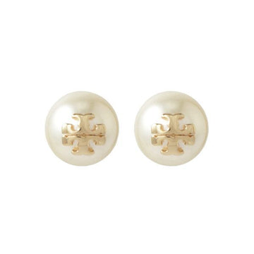 Tory Burch 26SS Kira Pearl Stud Earrings Ivory Tory Gold 11165514 110 160299173 [P]