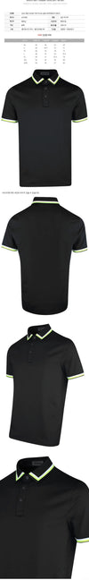 GFORE Two-Tone Trim Collar T-Shirt Black 160299194 [P]