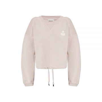 Isabel Marant Light Pink Cropped Sweatshirt SW0005FA C3M07E LKEC 160299206 [P]