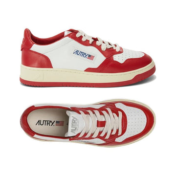 AUTRY Medalist Low Top Sneakers White Red AULM WB02 160299245 [P]