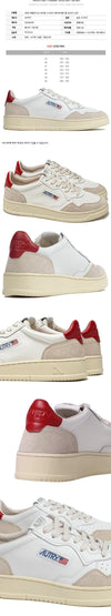 AUTRY Medalist Low-top Sneakers White Red Tab AULM LS43 160299247 [P]