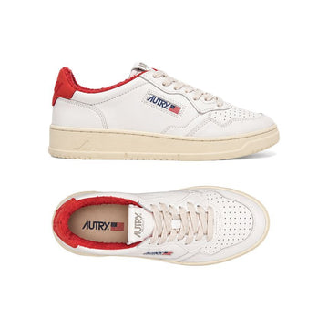 AUTRY 26SS Medalist Low Top Sneakers White Red Tab AULM SP01 160299248 [P]