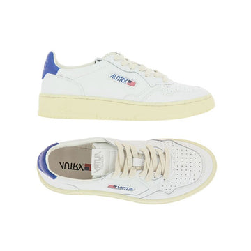 AUTRY Medalist Low Top Sneakers White Blue Tab AULM LL31 160299256 [P]