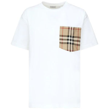 Burberry Checkered Pocket Cotton T-Shirt 156900037 [P]