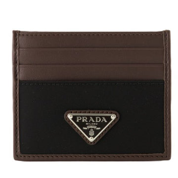 PRADA 26 Speedlock Nylon & Leder Kartenhalter 156932917 [P]