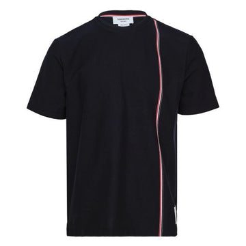 THOM BROWNE 26 RWB gestreiftes T-Shirt 156935526 [P]