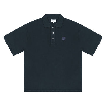 Maison Kitsune Bold Fox Head Patch Polo Short Sleeve T-Shirt 160301186 [P]