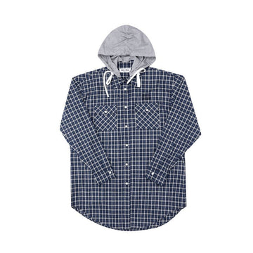 Miu Miu Check Hooded Women's Shirt 160301253 [P]