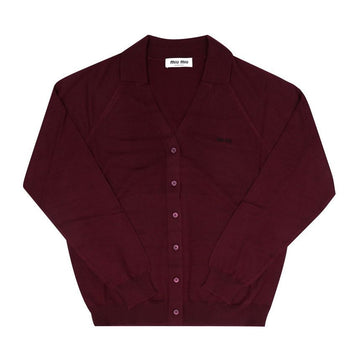 Miu Miu V-Neck Women's Cardigan 160301266 [P]
