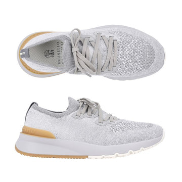 Brunello Cucinelli KNIT LOW-TOP SNEAKERS 160303308 [P]