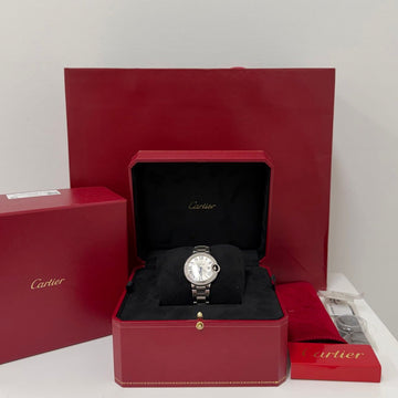 Cartier Ballon Bleu 36MM Diamond Watch W4BB0023 160307179 [P]