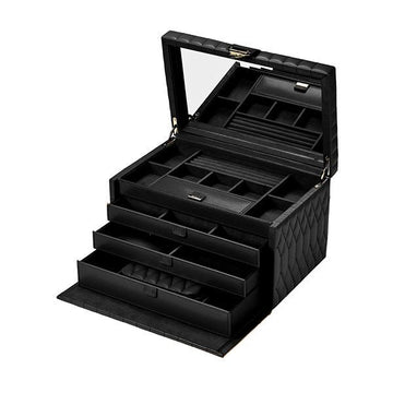 WOLF 1834 349802 große Box Schmuckaufbewahrung aus Kunstleder 160310207 [P]
